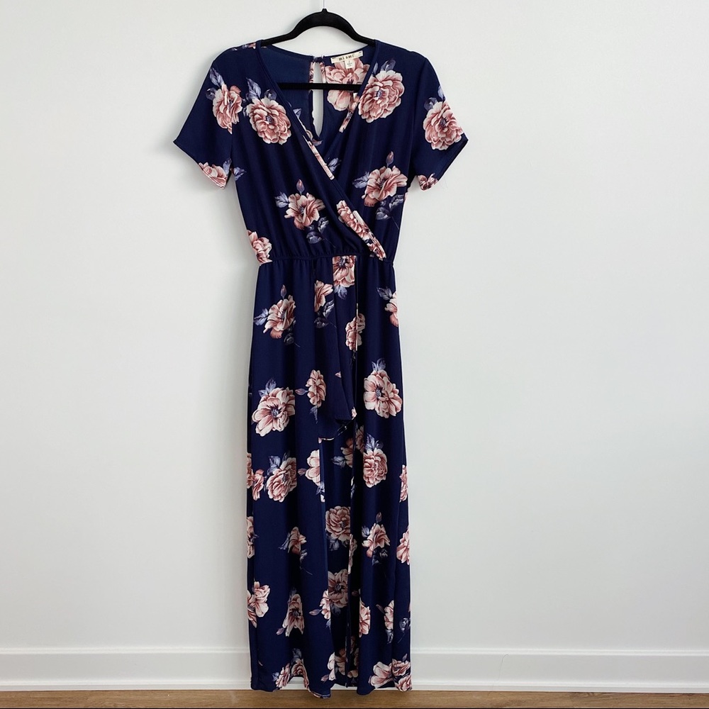 NWT Floral Maxi Romper